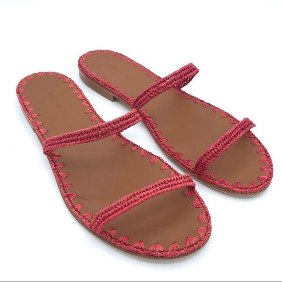 Carrie Forbes Salam Raffia Sandals NWB 40